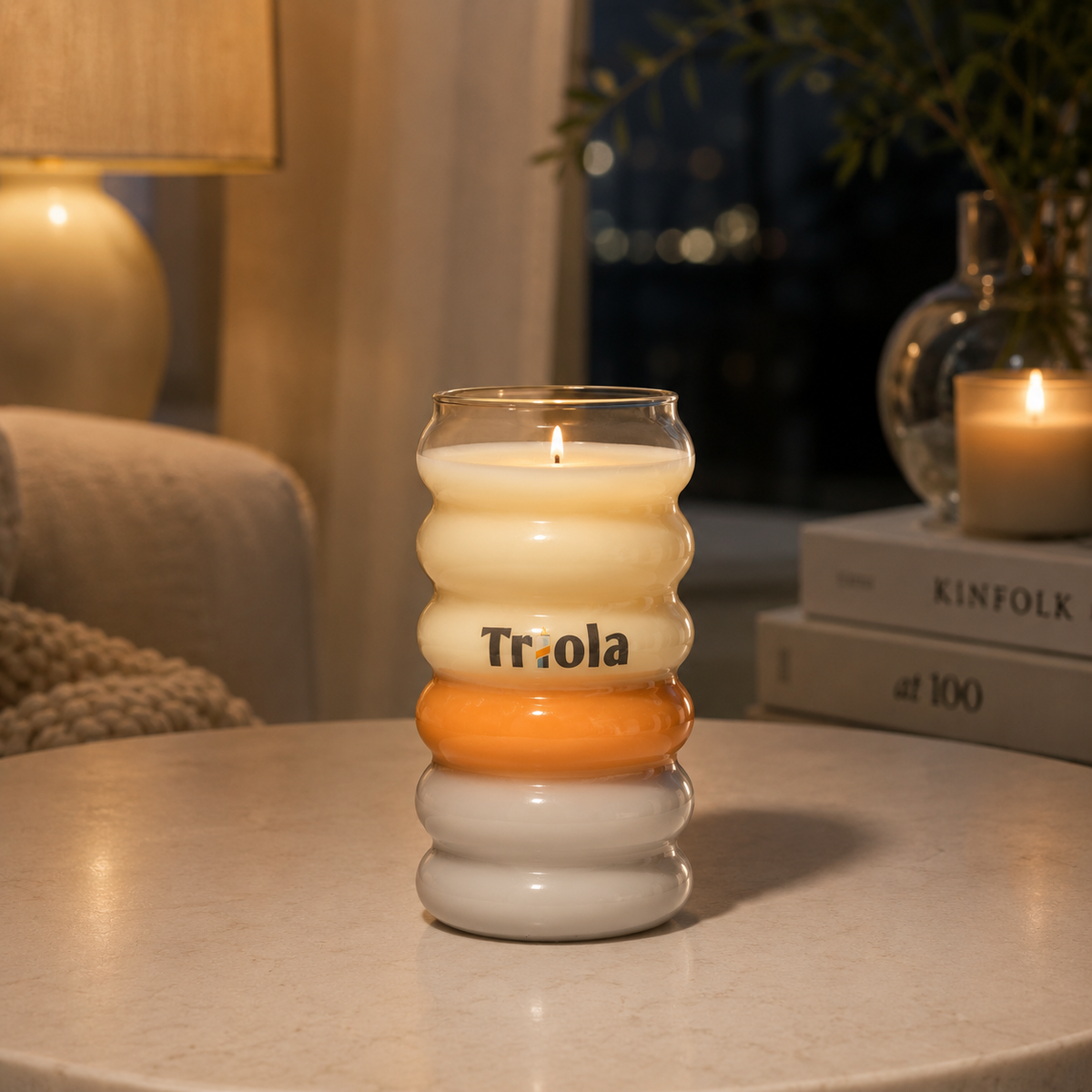 Triola® Caterpillar - Cosy Winter Candle