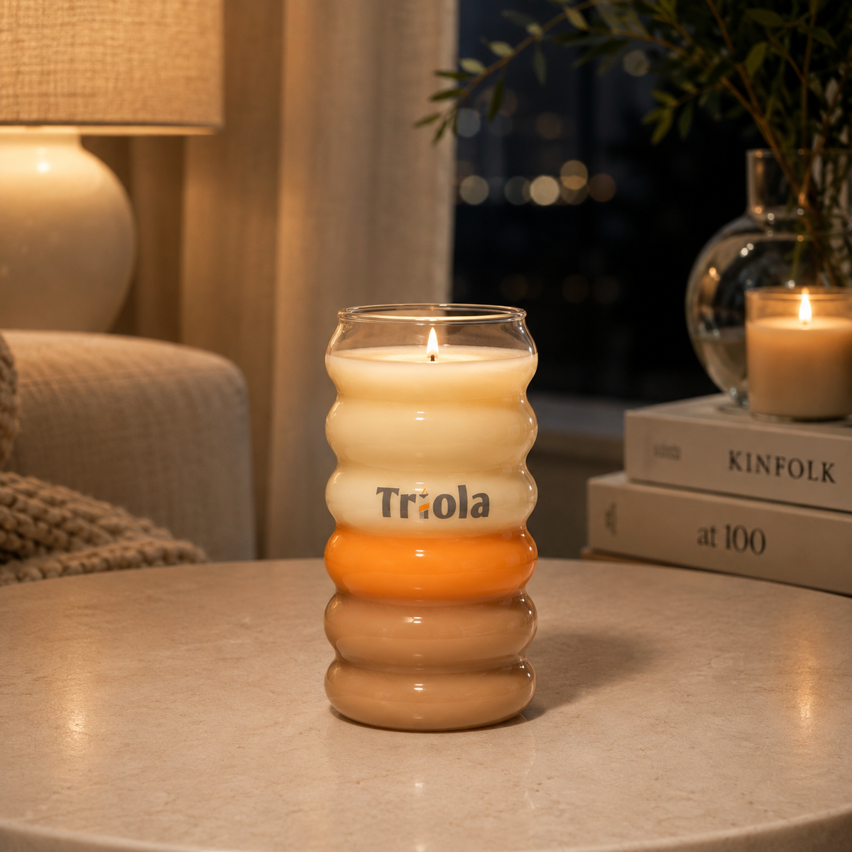 Triola® Caterpillar - Cosy Winter Candle