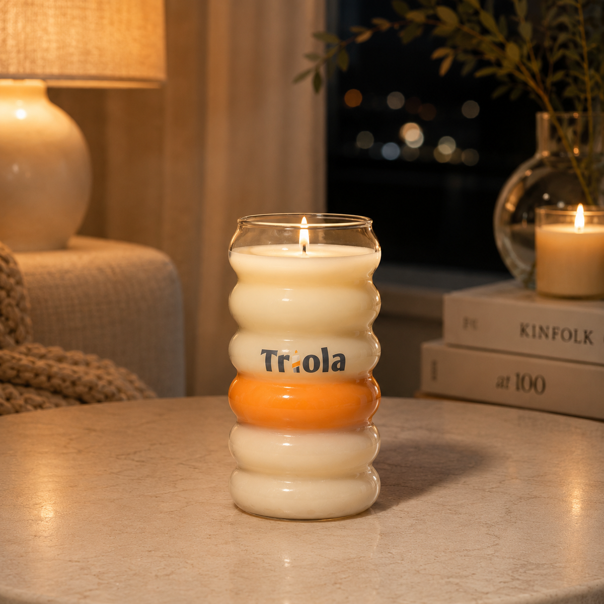 Triola® Caterpillar - Cosy Winter Candle