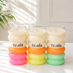 Triola™ Caterpillar - Neon Summer Candle