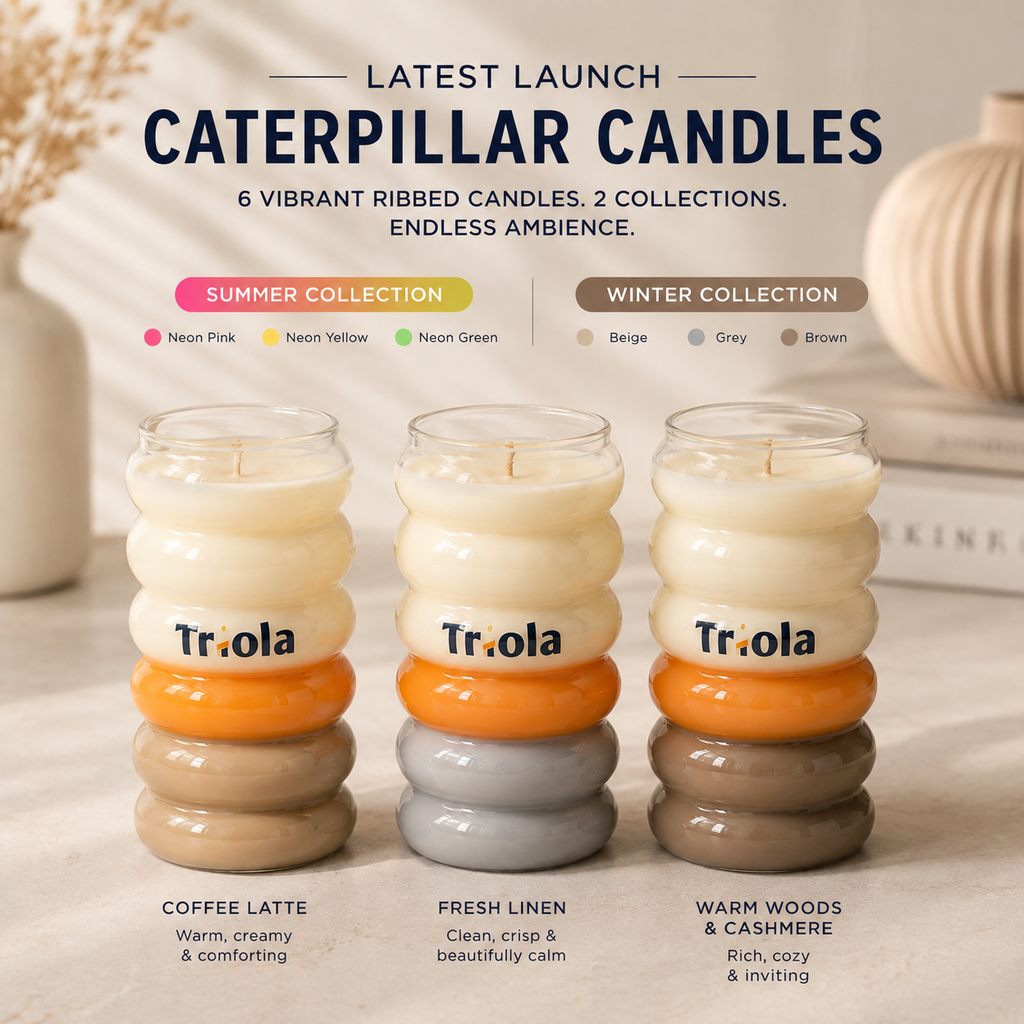 Triola® Caterpillar - Cosy Winter Candle